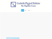 Tablet Screenshot of creeksidemedical.com